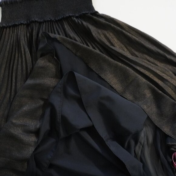 Nanette Lepore Pleated Dress Smocked Neck and Waist Size 4 - Picture 12 of 16